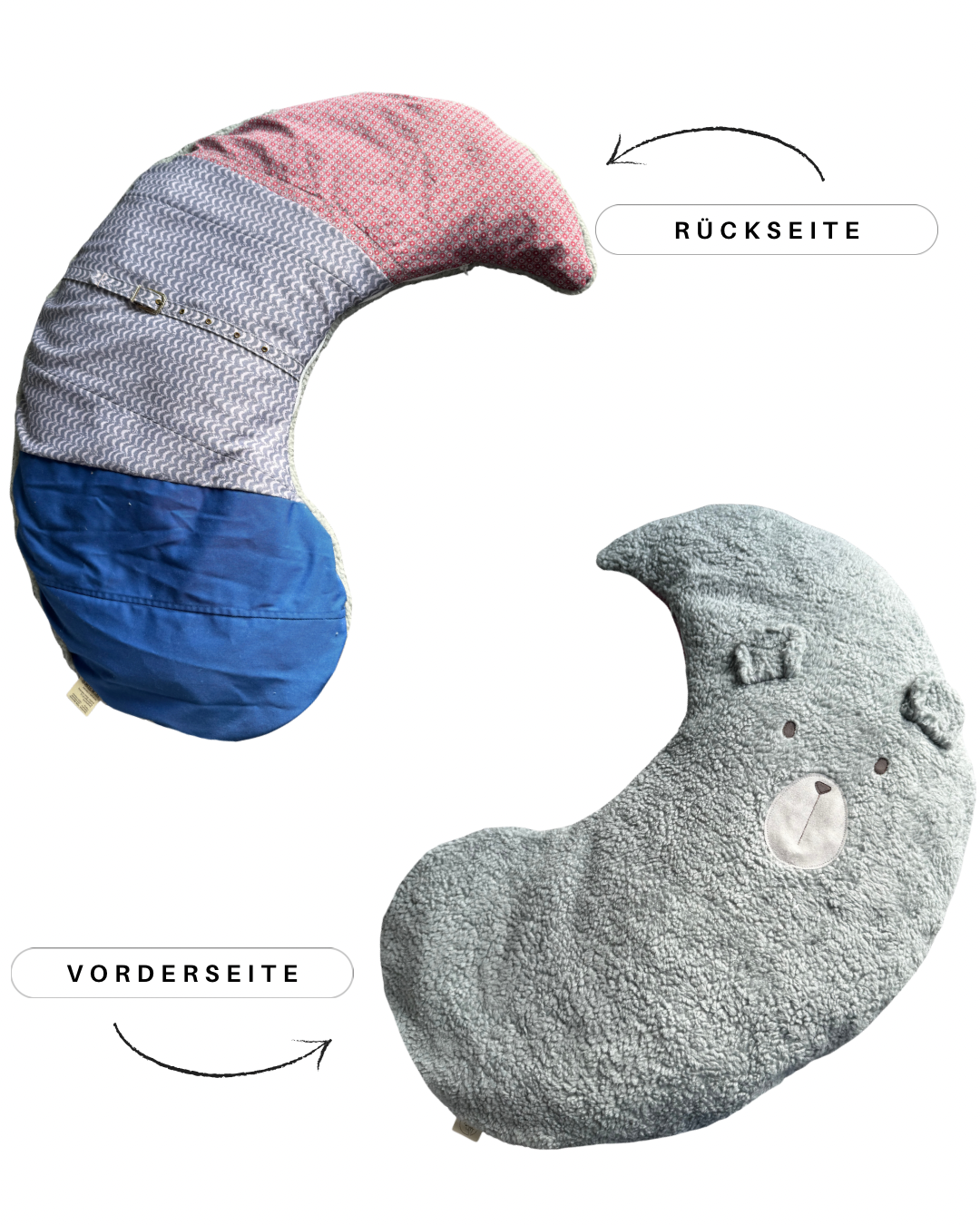 ERINNERUNGSSTÜCK STILLKISSEN BÄR GRAU