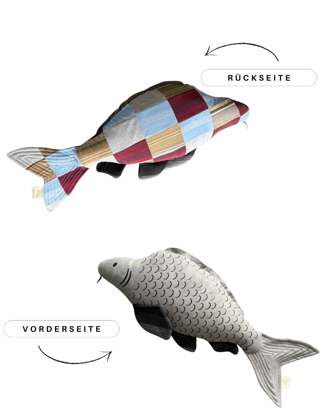 ERINNERUNGSSTÜCK FISCH KISSEN