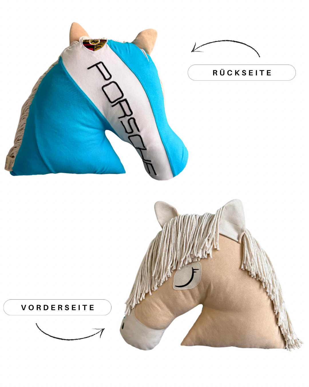 ERINNERUNGSSTÜCK MOTIV PONY SAND KISSEN