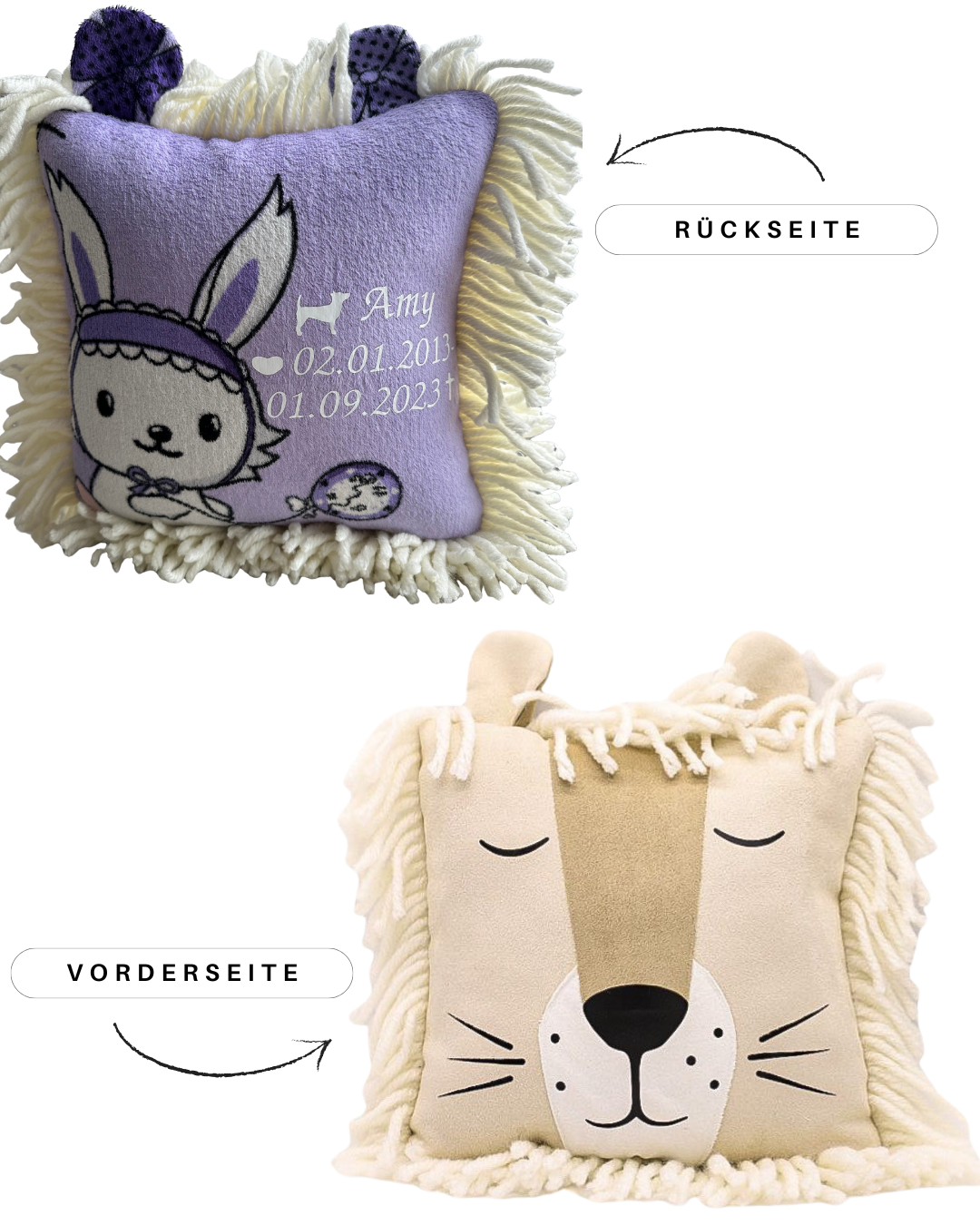 ERINNERUNGSSTÜCK MOTIV LÖWE SAND