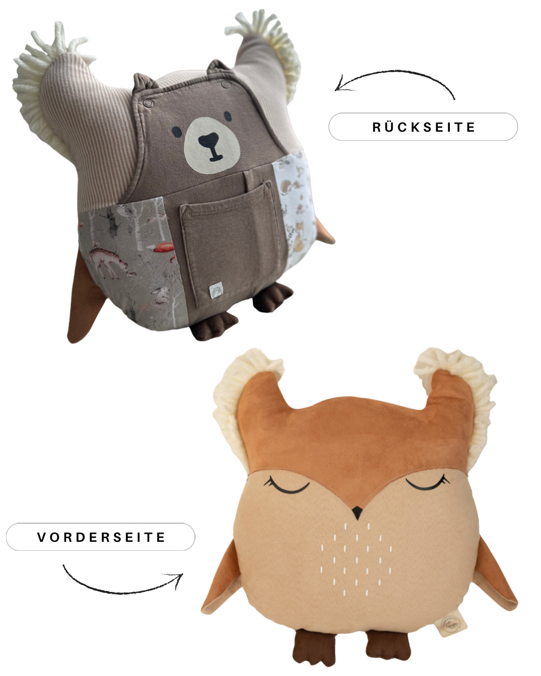 ERINNERUNGSSTÜCK MOTIV EULE SAND