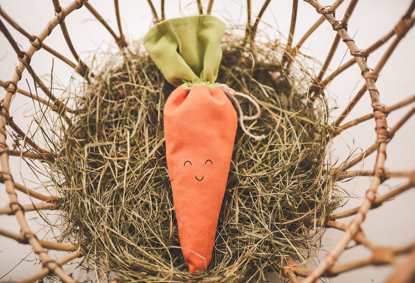 Osterkörbchen „Hase“ - Befüllbare Möhre