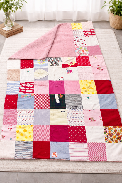 ERINNERUNGSSTÜCK PATCHWORK-DECKE