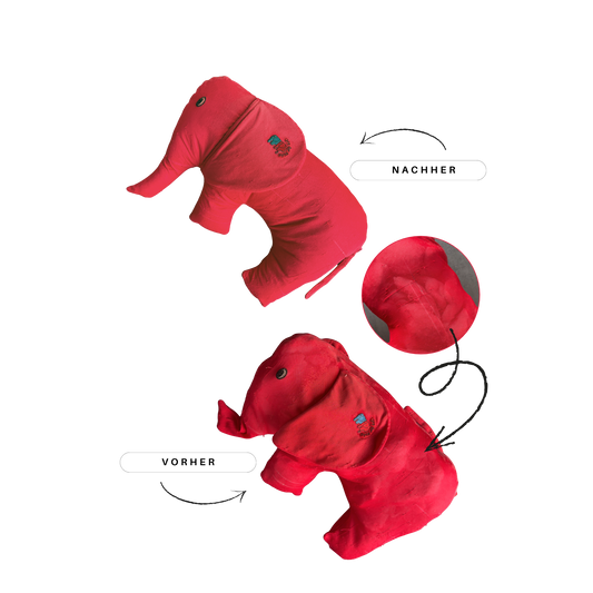 Stofftier-Restaurierung