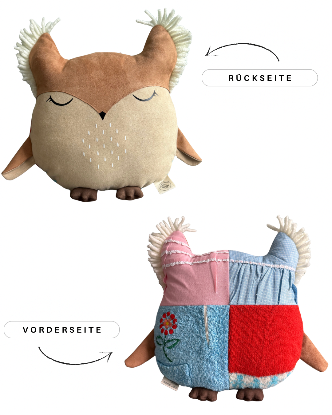 ERINNERUNGSSTÜCK MOTIV EULE SAND