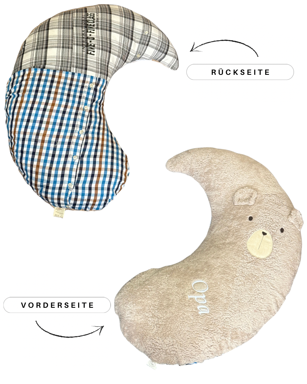 ERINNERUNGSSTÜCK STILLKISSEN BÄR CREME