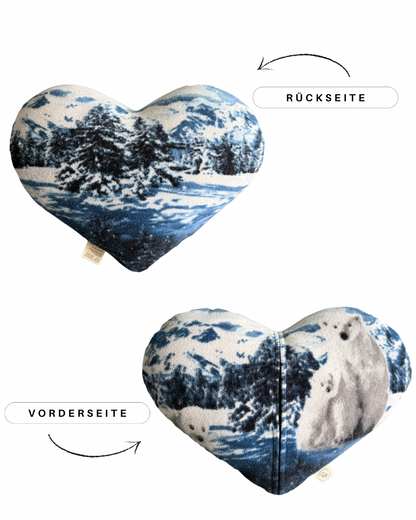 ERINNERUNGSSTÜCK MOTIV HERZ AUS KLEIDUNG