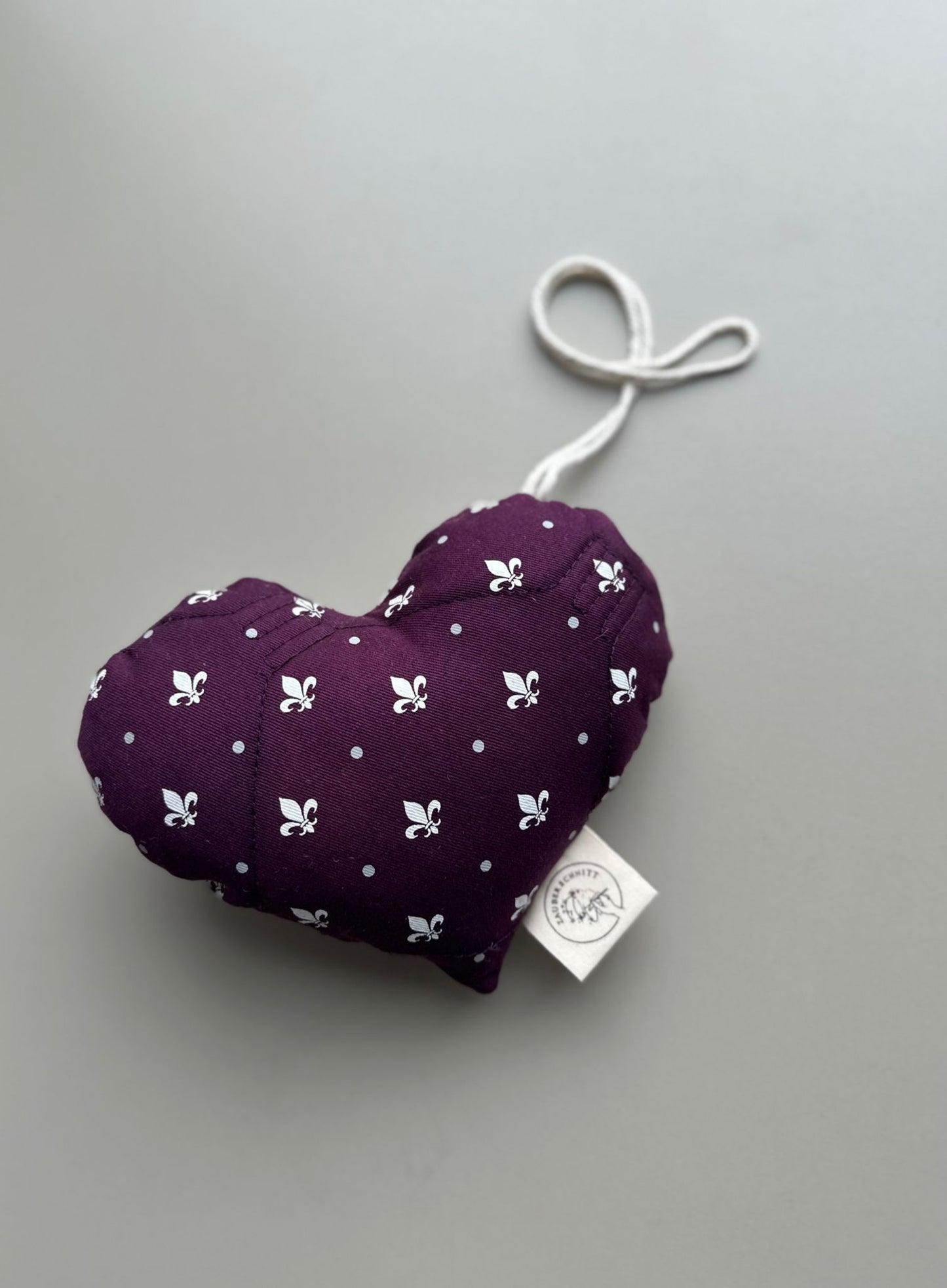Heart Pendant Made of Clothing