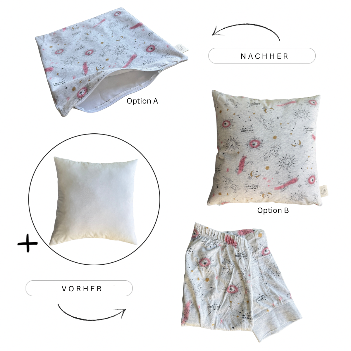 KISSENHÜLLE AUS DEINER KLEIDUNG