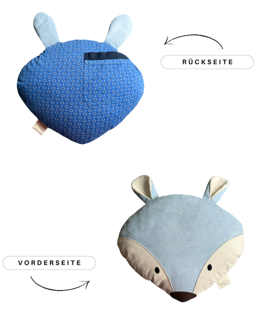 ERINNERUNGSSTÜCK MOTIV  FUCHS BLAU