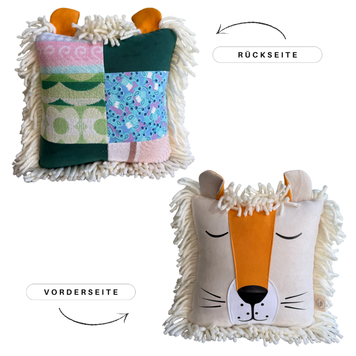 ERINNERUNGSSTÜCK MOTIV LÖWE GELB